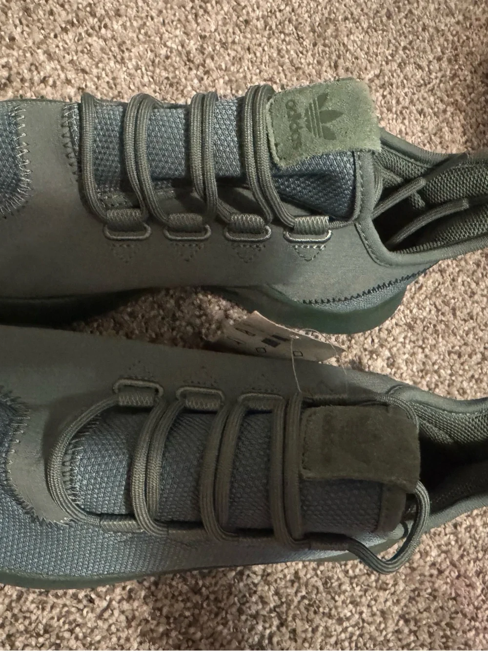 adidas Originals Tubular Shadow J Men's Olive Green Sneakers